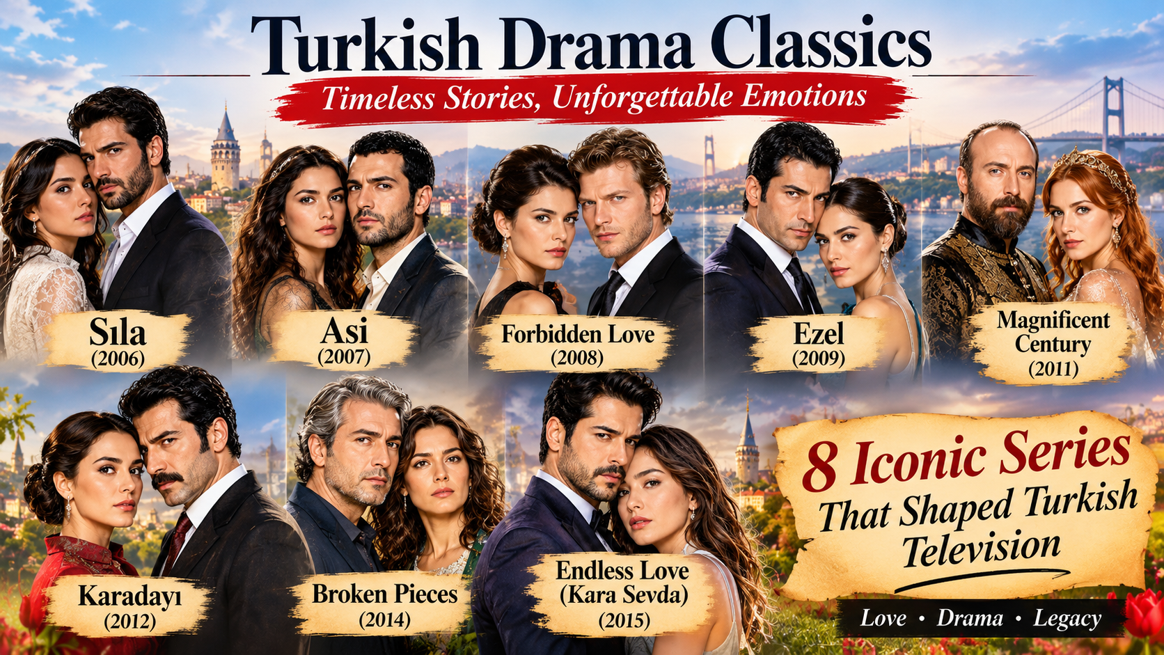 Best Classic Turkish Dramas of All Time: 8 Landmark Series