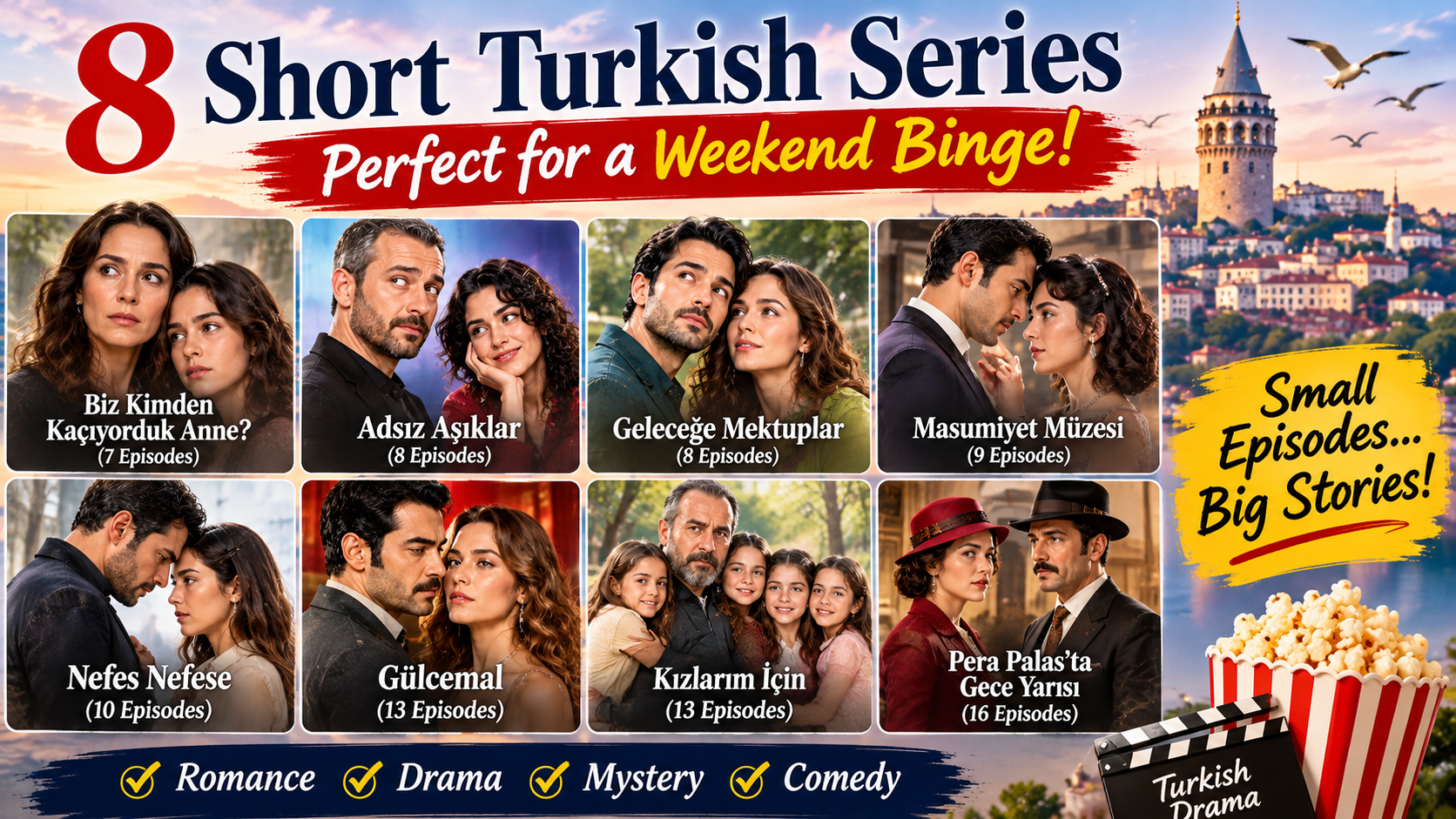 Best Short Turkish Series to Binge in a Weekend